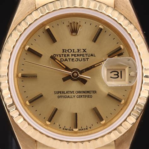 value of 1983 rolex oyster petual 18k gold bezel|rolex datejust 16234.